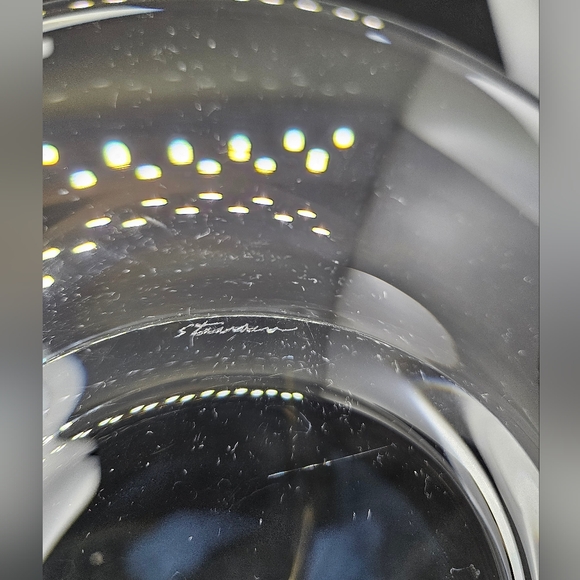 Steuben Art Glass 8 1/2" Clear Plate Vintage 1930s - Picture 4 of 8